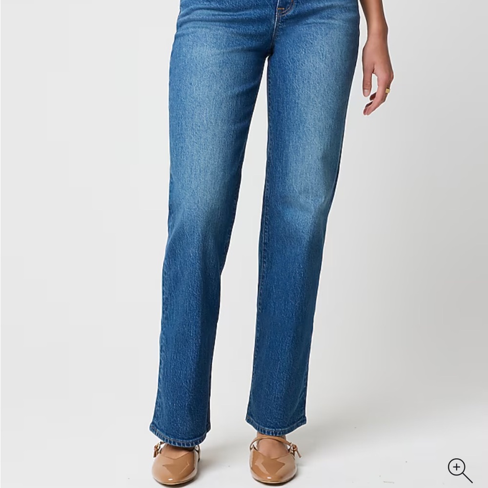 J. Crew Women's Straight Leg Blue Jeans